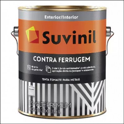 Tinta Esmalte Contra Ferrugem 3,6L Suvinil