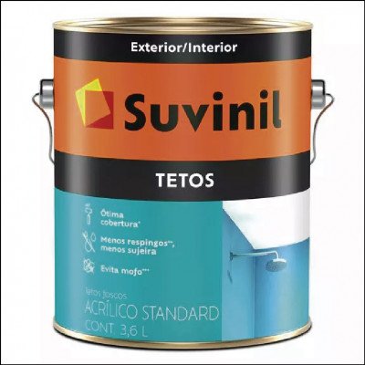 Tinta Acrílica Tetos 3,6L Suvinil