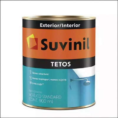 Tinta Acrílica Tetos 0,9L Suvinil