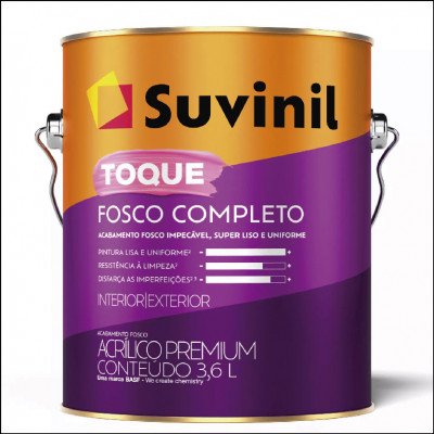 Tinta Acrílica Toque Fosco Completo 3,6L Suvinil