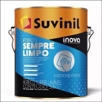 Tinta Acrílica Sempre Limpo 3,6L Suvinil