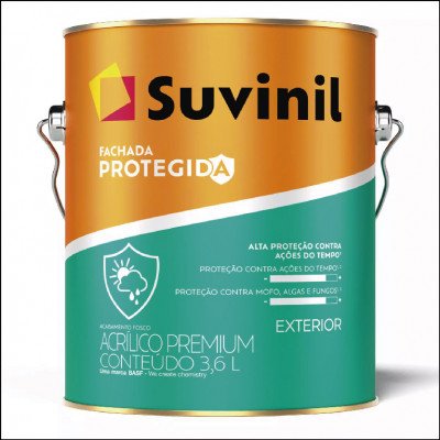 Tinta Acrílica Fachada Protegida 3,6L Suvinil