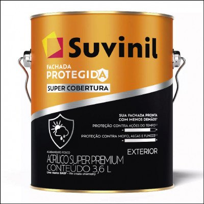 Tinta Acrílica Fachada Protegida Super Cobertura 3.6L Suvinil