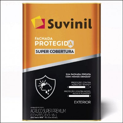 Tinta Acrílica Fachada Protegida Super Cobertura 18L Suvinil