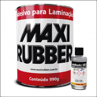 Resina Fibra Laminação c/Cat 990g Maxi Rubber