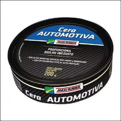 Cera Automotiva 200g Maxi Rubber