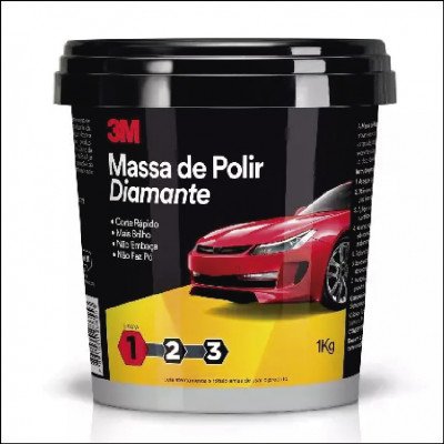 Massa de Polir Diamante 1kg 3M
