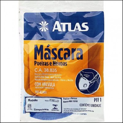Máscara de Feltro c/Válcula AT2400 Atlas