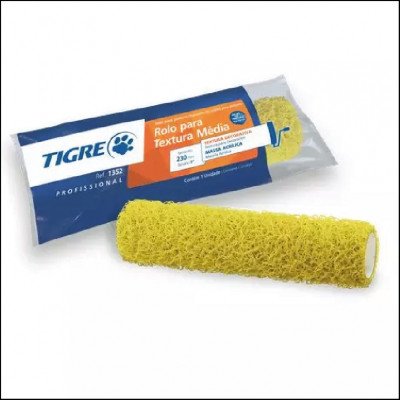 Rolo Textura Cabelo de Anjo 23cm 1352 Tigre