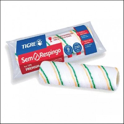 Rolo de Lã 23cm Anti Respingo 1374 Tigre