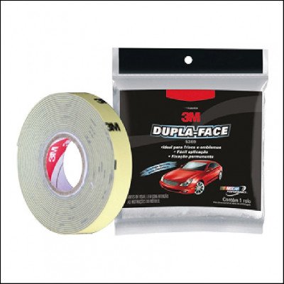 Fita Dupla Face 12mm x 3m Cinza 5369 3M