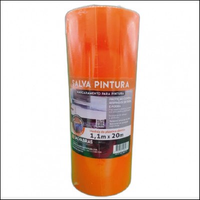 Salva Pintura c/Dispenser Filme Eletroestático 1.1m x 20m Salvabras