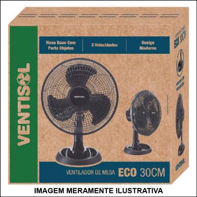 Ventilador de Mesa Oscilante Turbo Eco 30cm Ventisol