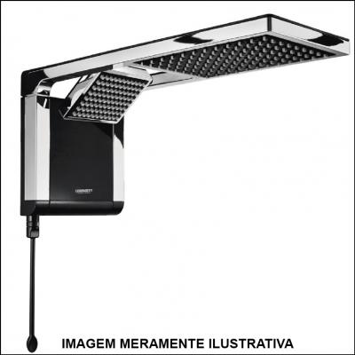Chuveiro Lorenzetti Acqua Duo Ultra Black/Cromo 220v 7800 watts