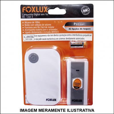 Campainha Sem Fio Foxlux