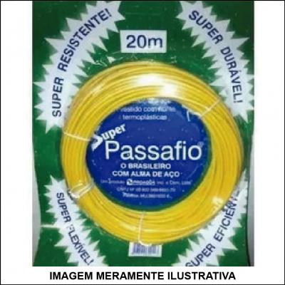 Passafio C/ Cabo De Aço 20 Metros Profissional
