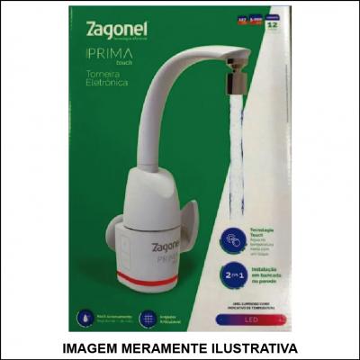 Torneira Eletrônica Prima Touch Branca Zagonel