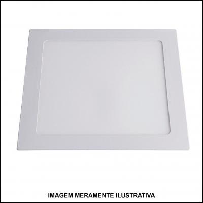 Luminária de Embutir Slim Led Quadrada 18W 6500K