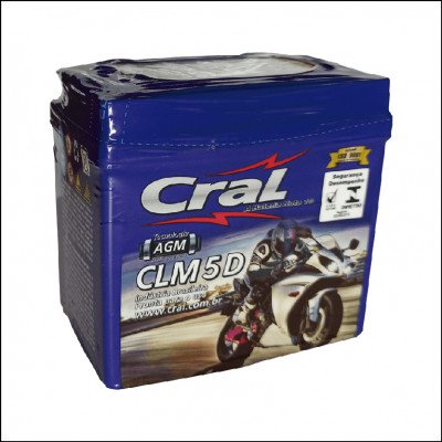 Bateria Cral Moto CLM 5D 5 Ah