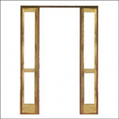 Batente Duplo com Caixilho Lateral