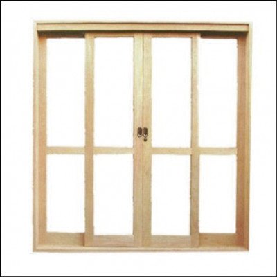 Porta de Correr Reta Panomârica 4 Folhas