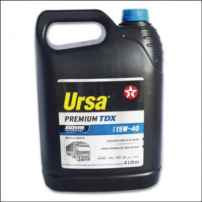 Óleo de Motor 15W40 Mineral Ursa Premium TDX SAE