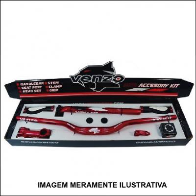 Kit Venzo 6 Peças Vermelho