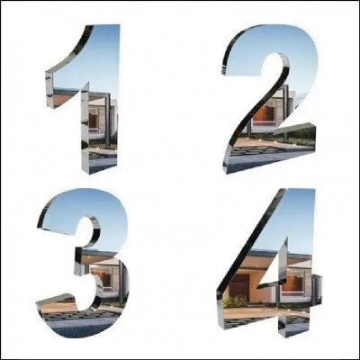 Números Residenciais Inox