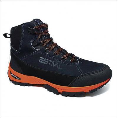 Bota De Segurança Adventure Em Couro Dark Sapphire Estival