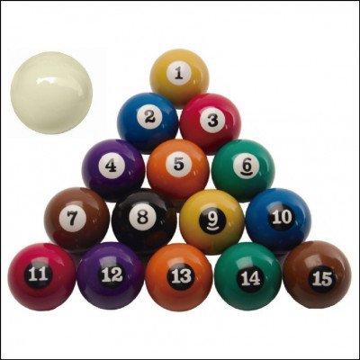 Jogo Bola Bolas Numeradas Bilhar Sinuca + Branca