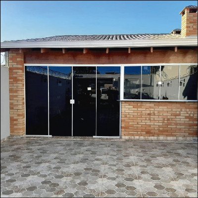 Fechamento Área Gourmet Vidro Fumê 8mm