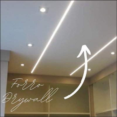 Forro Drywall Com Iluminação