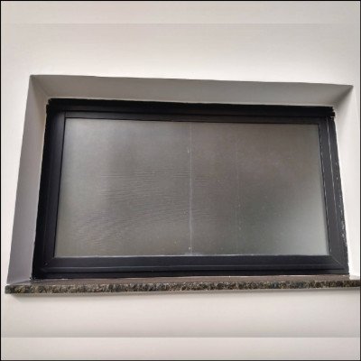 Vitrô de Banheiro em esquadria de Alumínio